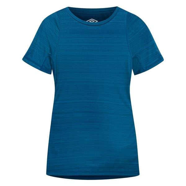 Umbro Womens Pro Marl Polyester Training T-Shirt - Poseidon Marl