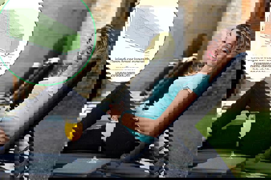 St Helens Home and Garden Water Resistant Lounger Cover