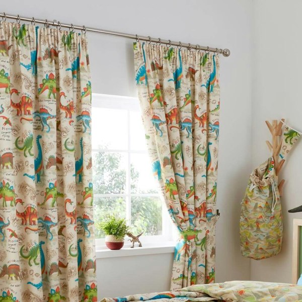 Dino Discovery Curtains Curtains - Happy Linen Company