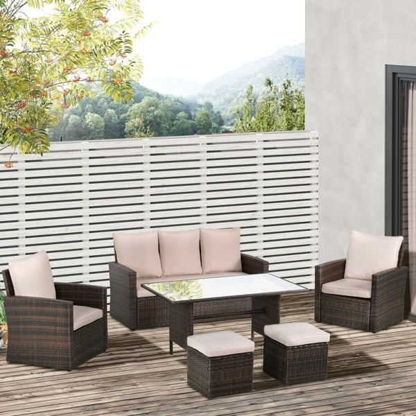 Rattan Sofa Set