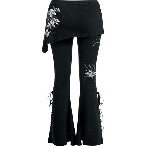 Spiral - PURE OF HEART - 2in1 Boot-Cut Leggings with Micro Slant Skirt
