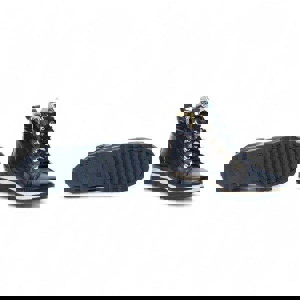 Pikolinos Vigo - Women’s Blue Leather Ankle Trainers Boots