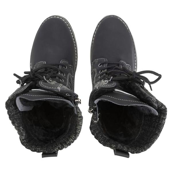 VIVA Womens Leather Thermal Waterproof Outdoor Snow Winter Calf Boots