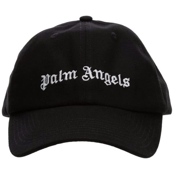 Palm Angels Unisex Adult Logo Baseball Cap - Black - 