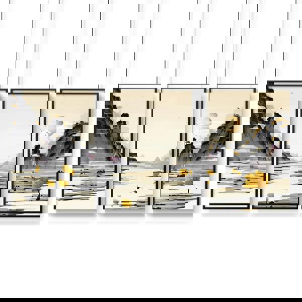 Japanese Landscape Artwork | set of 3 wall art prints