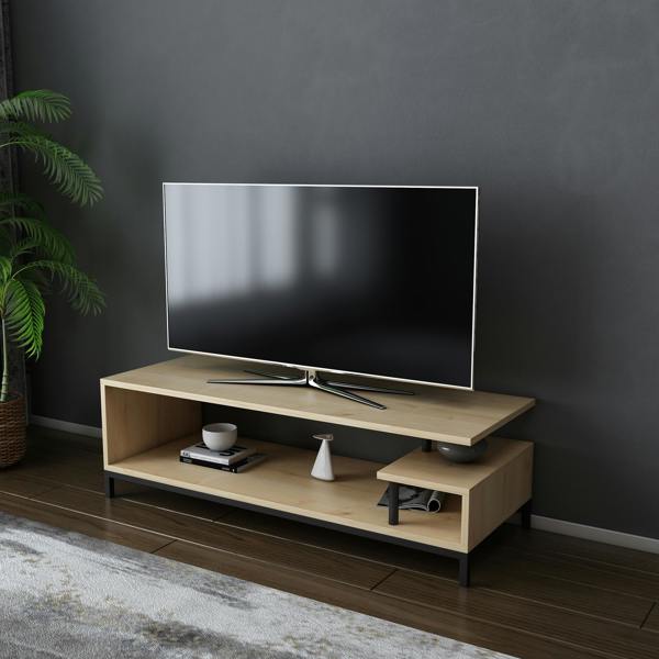 Decorotika Reilly Modern Tv Stand TV Cabinet for TV's up to 55"