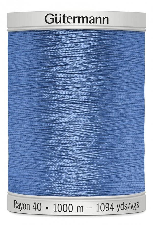Gutermann No 40 Sulky Rayon Embroidery Thread 1000m Rayon Thread Suitable For Embroidery