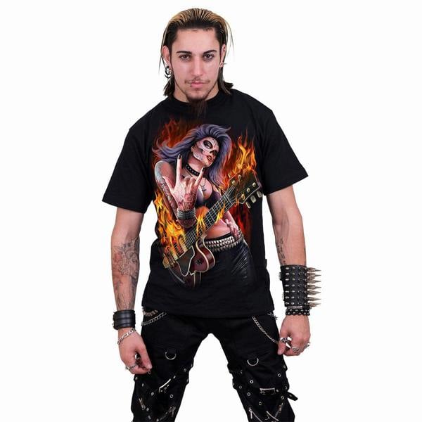 Spiral Direct ROCKING THE DEAD - T-Shirt Black
