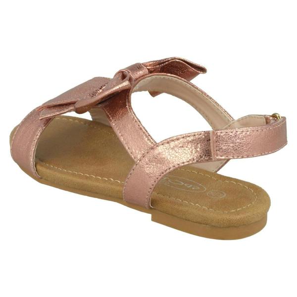 Spot On Girls Spot On Bow Trim Sandals