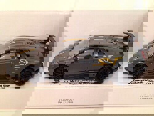 lamborghini murcielago lp670-4 sv   limited ed grey 1:43 scale rastar 34900 new