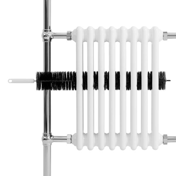 Monstershop Traditional Heated Towel Rail Radiator – 950mm x 660mm  – White