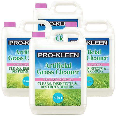 ProKleen Pro-Kleen Artificial Grass Cleaner and Disinfectant 4 x 5L Super Concentrate Makes 60 Litres Perfect for Homes with Dogs