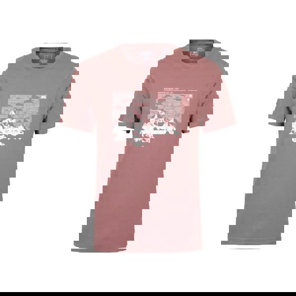 Mountain Warehouse Mens Mountain T-Shirt - Burgundy - 