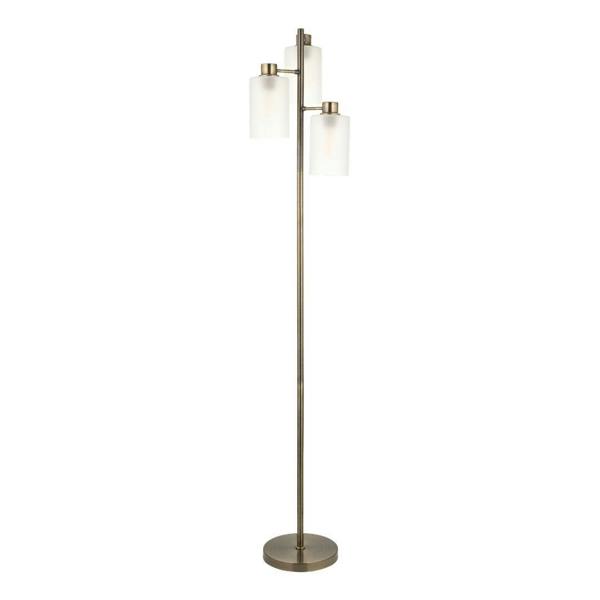 Pagazzi Lighting Kingsholm Antique Brass Floor Lamp