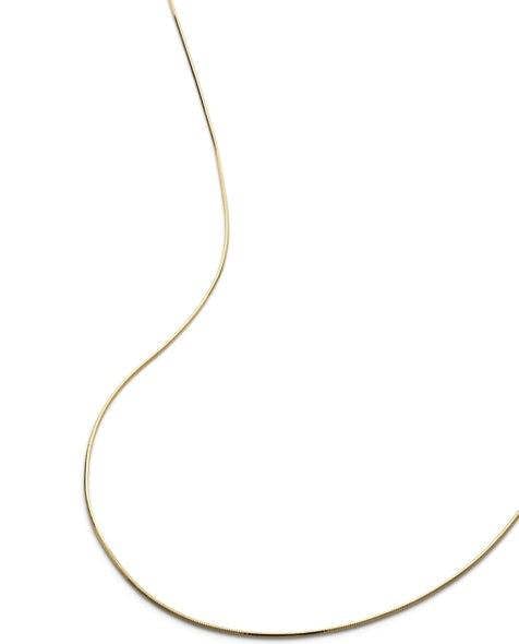 14k Gold Herringbone Necklace - Necklaces - Elk & Bloom