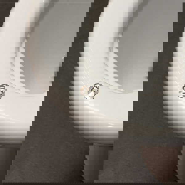 Aidapt Toilet Seat with Bidet Cleaning featuring a Warm Air Dryer Night Light and Heated Seat Oval