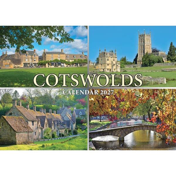 Romance Of The Cotswolds A4 Calendar 2027, Wall Calendars, Month To View, Travel, Gift
