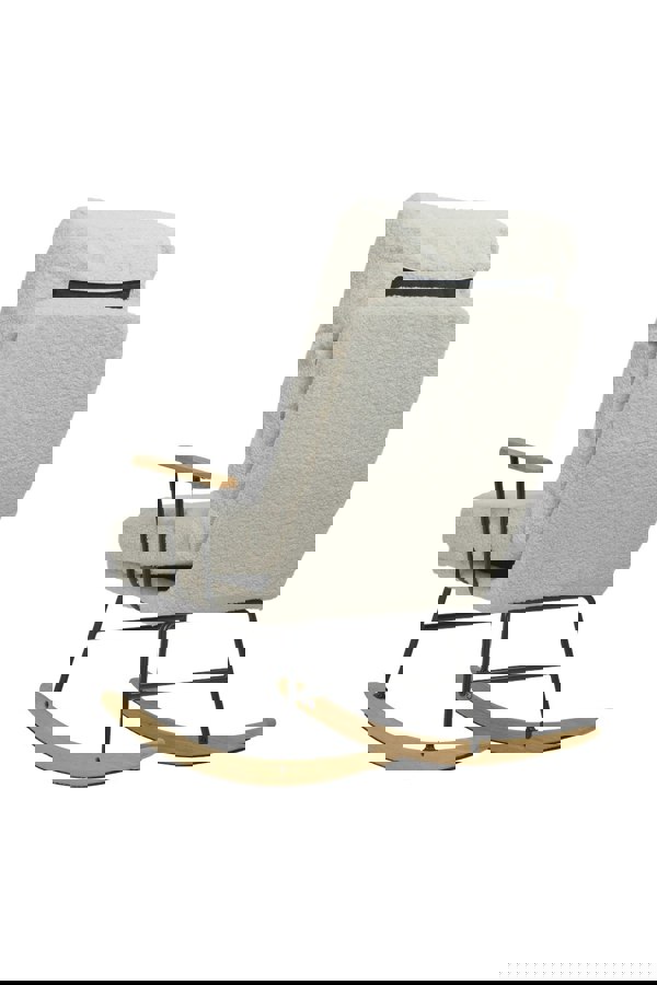 Living and Home Sherpa Upholstered Adjustable Rocking | Rackhams