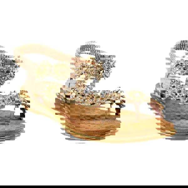 Lunar Womens/Ladies Charlotte II Sandals - Rose Gold - 