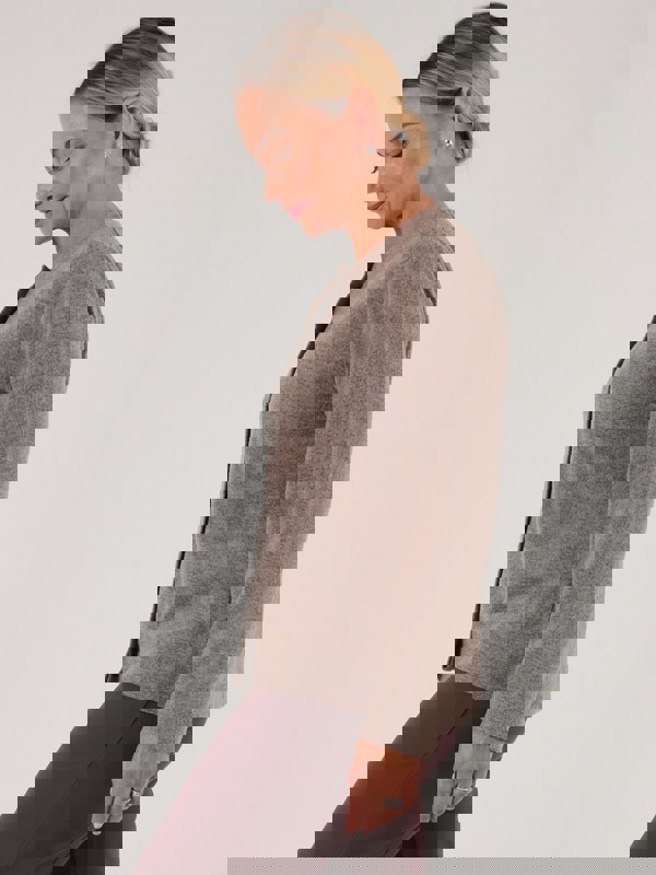 PennyPlain Long Sleeve Cardigan - Latte