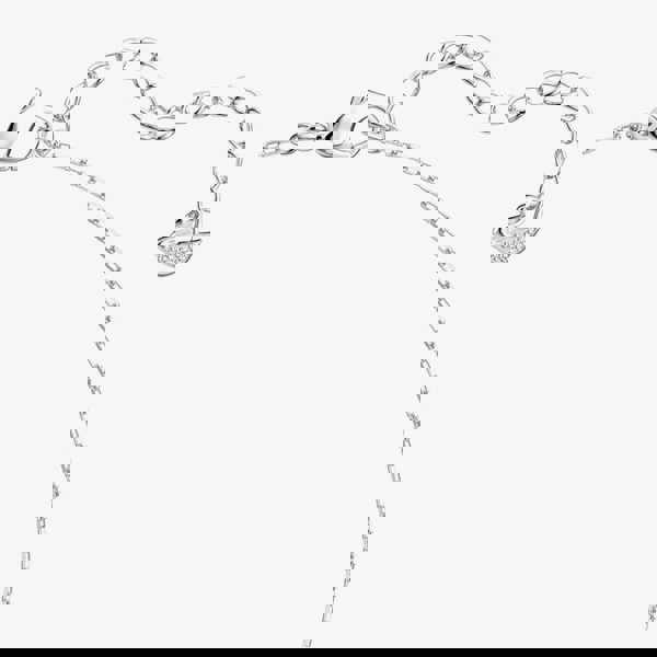 Swarovski Attract Soul White Crystal Two Heart Necklace 5517117