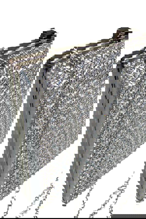 Paulo Due Diamanté Sparkle Clutch Bag