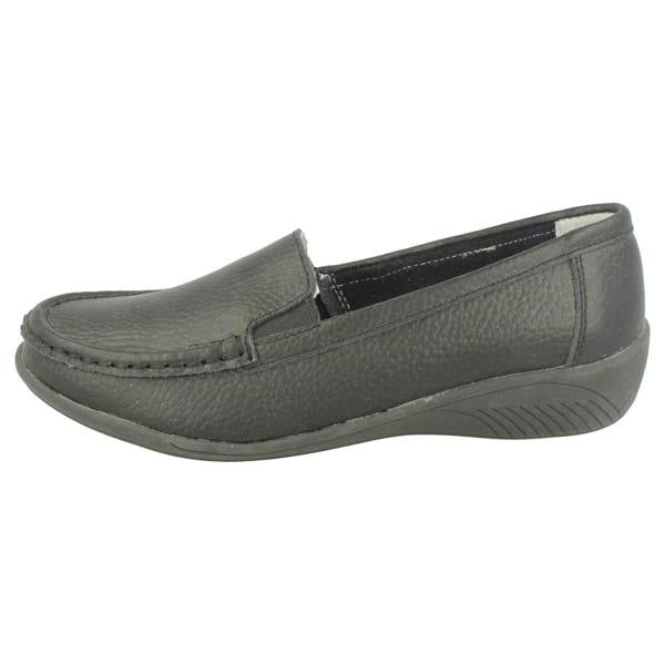 Eaze Ladies Eaze Low Wedge Casual Shoes