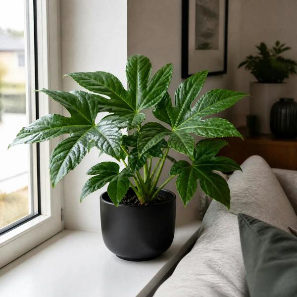 Fatsia Paper Plant 12cm Pot - Air Purifying Plant Plants By Post