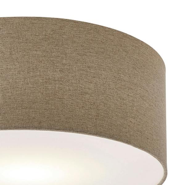 Pagazzi Lighting Averis Natural Flush Ceiling Light