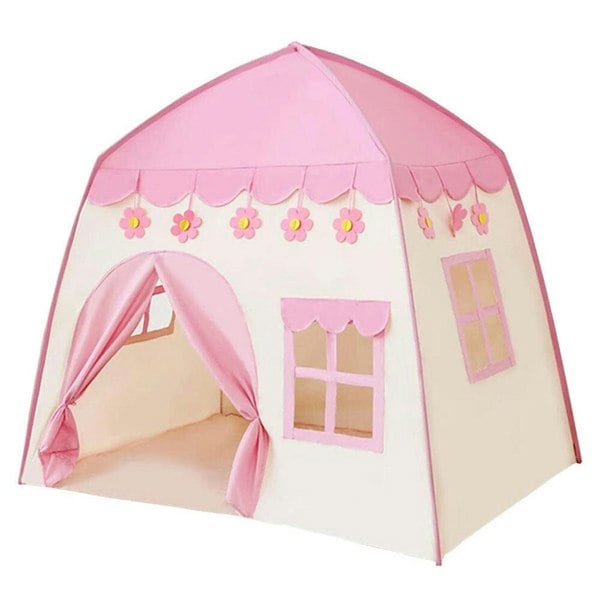 Dreamy Pink Castle Play Tent Living and Home