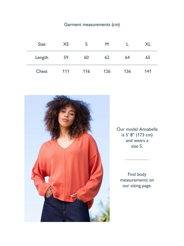 Kite Organic Loscombe Knit Jumper Burnt Orange