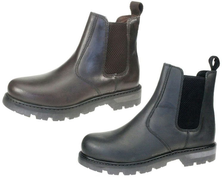 Oaktrak Kids Rocksley Leather Chelsea Dealer Boots