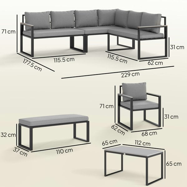 Garden Sofa Set