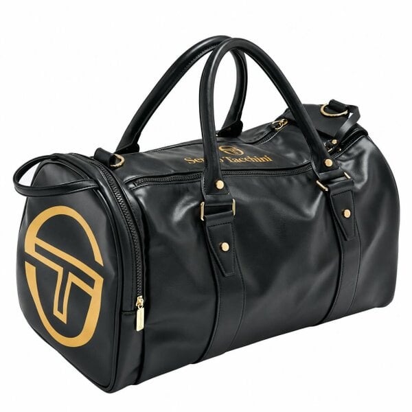 Sergio Tacchini Jorno Holdall Gym Bag Black/Gold