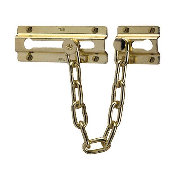 Yale Locks P1037 Door Chain - Brass - 