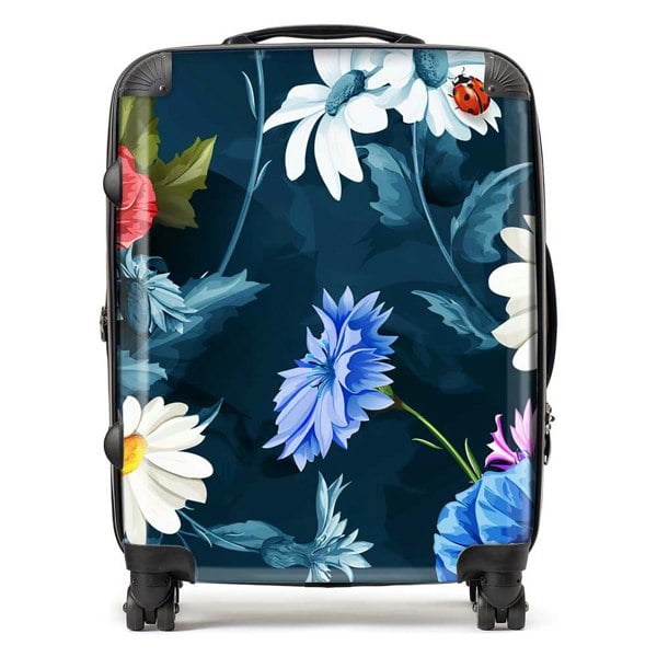 Warren Reed Poppy Flowers With Chamomile Suitcase