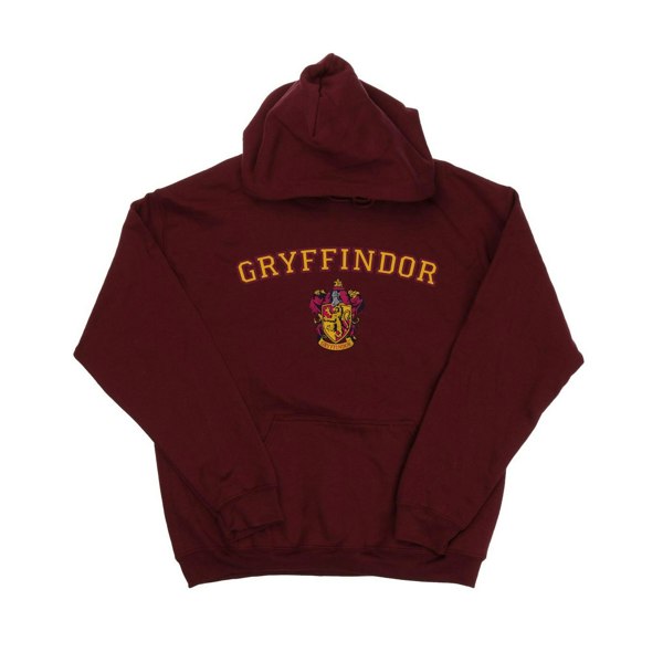 Harry Potter Womens/Ladies Gryffindor Crest Hoodie - Burgundy