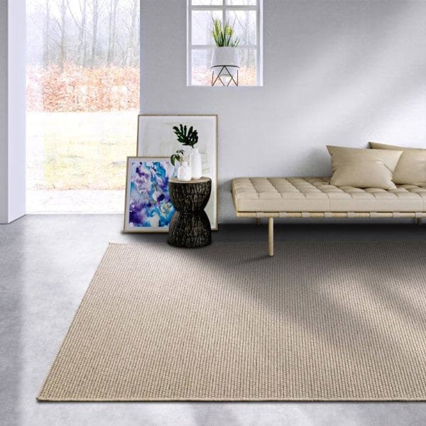 The Rugs Natural Wool Rug – Dots Design: Unique Eco-Friendly