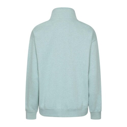 Mountain Warehouse Womens Zip Neck Relaxed Fit Sweatshirt - Pale Green