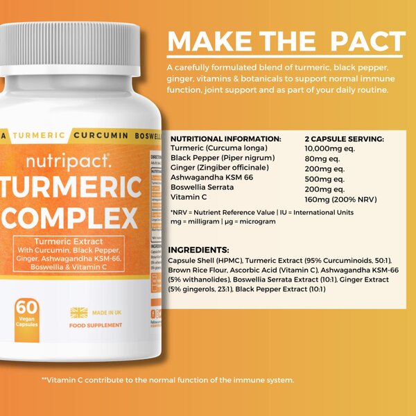 nutripact Turmeric Complex Capsules