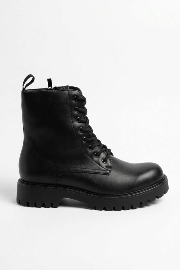 ikrush Theia Chunky Sole Lace Up Boots