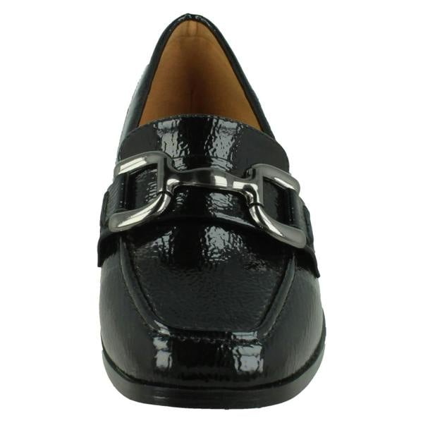 Spot On Ladies Spot On Loafers Low Heeled Shoes F90156