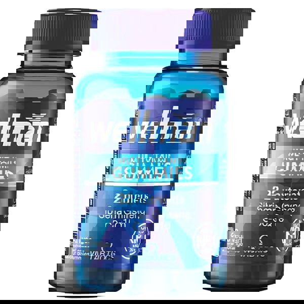 Vitabiotics Wellman Multi-Vitamin Natural Orange Flavour Vegan Gummies x 60