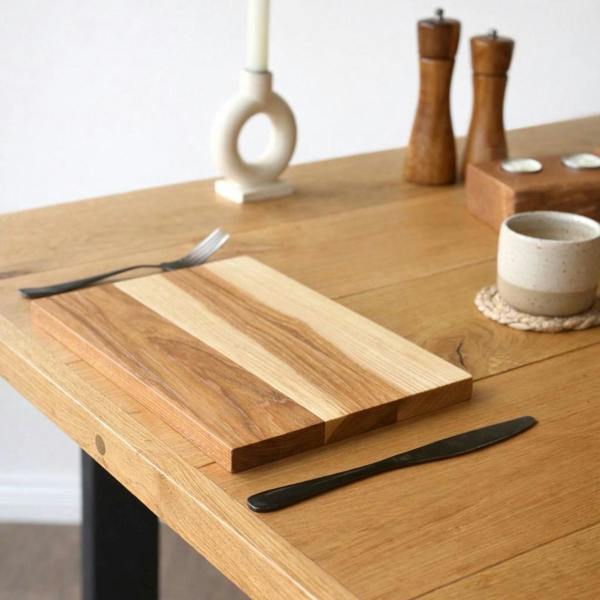 Giraffes & Craftz Rustic Hickory Placemats - Thick Luxury Handmade Wooden Placemats