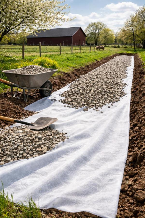 Landscaping Non-Woven Geotextile Membrane 1.1m Width – Smaller Cut Lengths