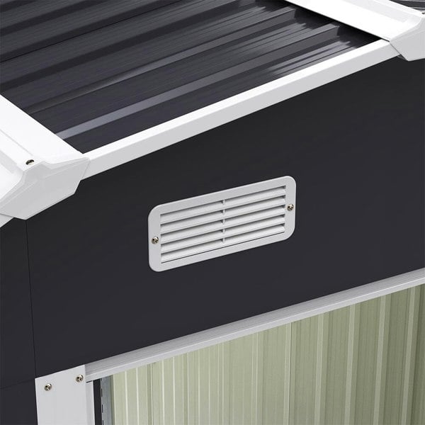 Large Galvanized Steel Acrylic Storage Shed Living and Home 