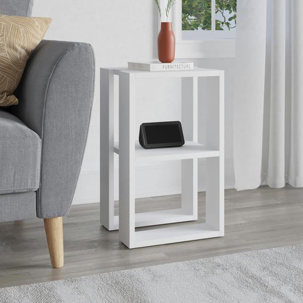 Decortie Lonie Modern Bedside Table Nightstand with Storage Width 34cm