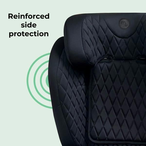 My Babiie MBCS23 Lite i-Size (100-150cm) High Back Booster Car Seat - Quilted Black