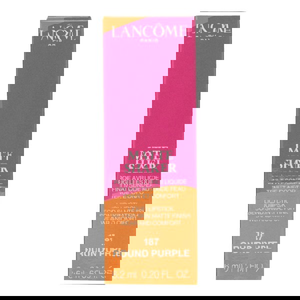 Lancôme Matte Shaker 187 Round Purple Liquid Lipstick 6.2ml