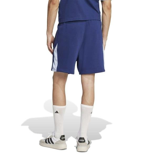 Adidas Mens Colour Block Casual Shorts - Dark Blue - 